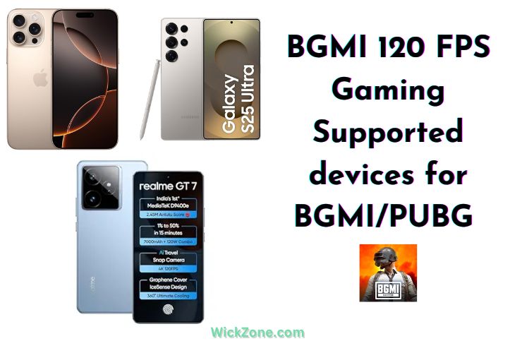 Bgmi 120 fps supported devices list