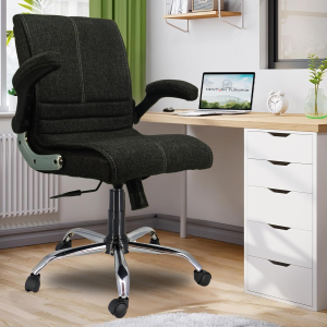 NEWTURN Maxson Adjustable Handle/Armrest Mid Back Chair