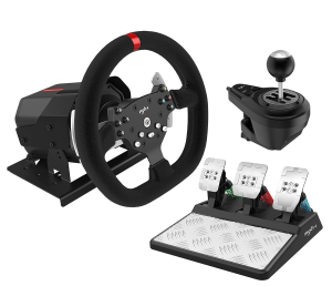 PXN V10 Force Feedback Steering Wheel Detachable Racing Wheel