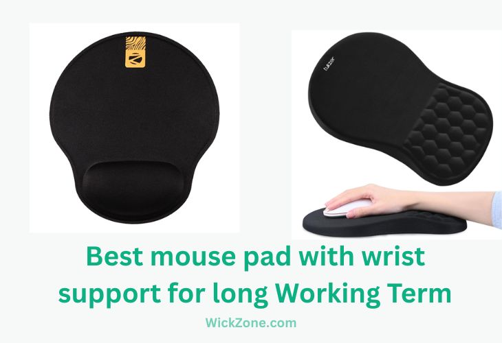 mouse pad with wrist support